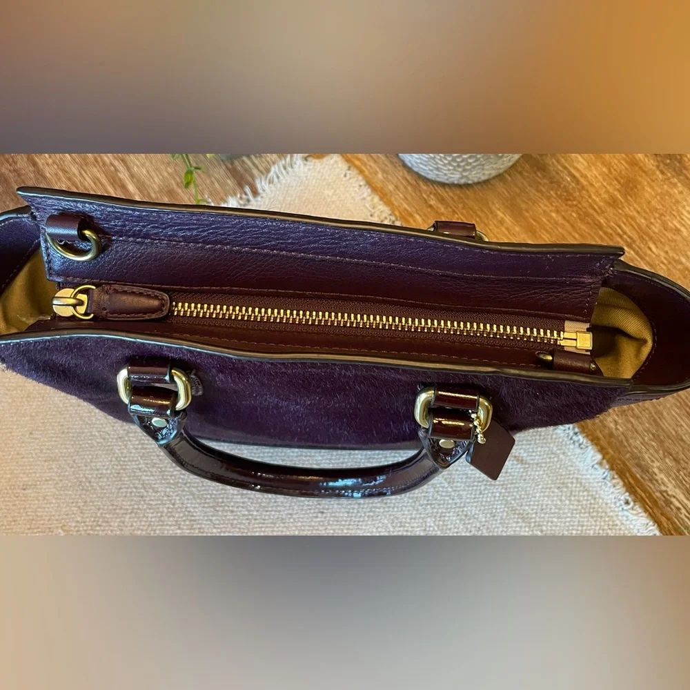 Coach Rare Calf Hair crossbody/satchel Bag - Picture 6 of 16